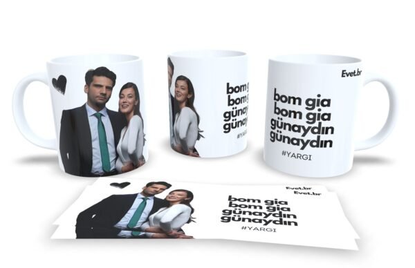 Caneca Ceylin e Ilgaz - Coleção Bom GIA