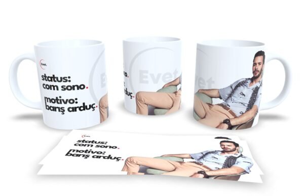 Caneca Barış Arduç - Coleção Status x Motivo