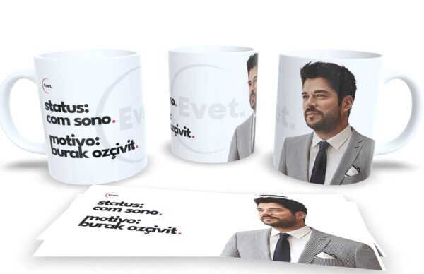 Caneca Burak Özçivit -  Coleção Status x Motivo