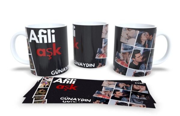 Caneca Afili Aşk - Coleção Novelinhas