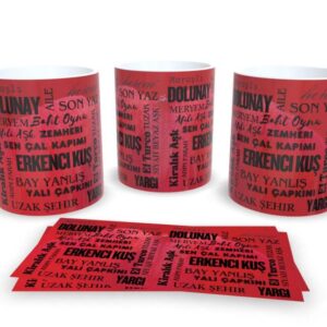 Caneca Novelas - vermelha