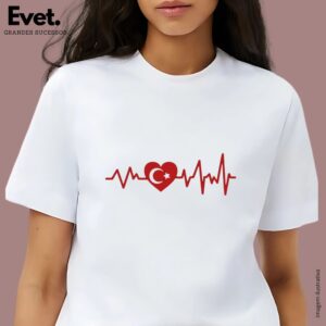 T-shirt Batimentos cardíacos