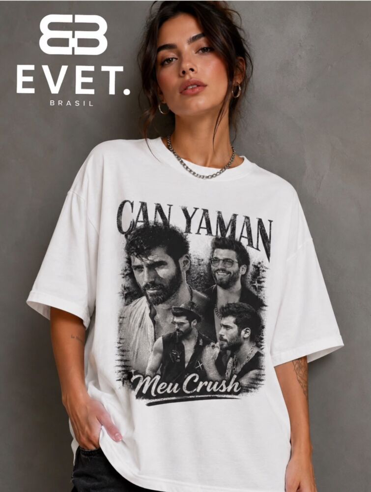 Maxitee Can Yaman - Coleção meu Crush